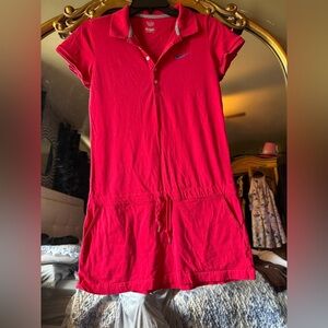 Nike Red Polo Dress